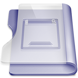 Purple Desktop Icon 256x256 png